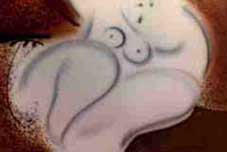 femme allong&eacute;e